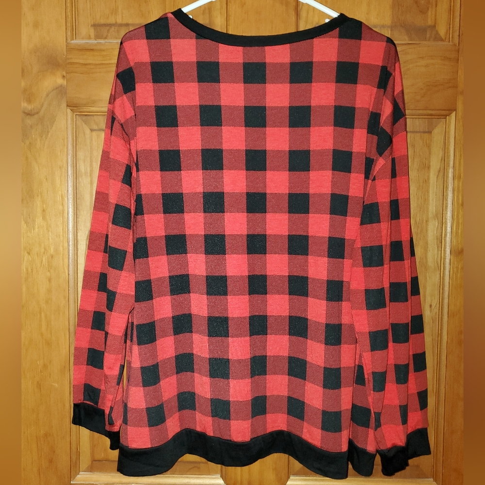 Daisy Rae Plaid Top - Picture 2 of 4